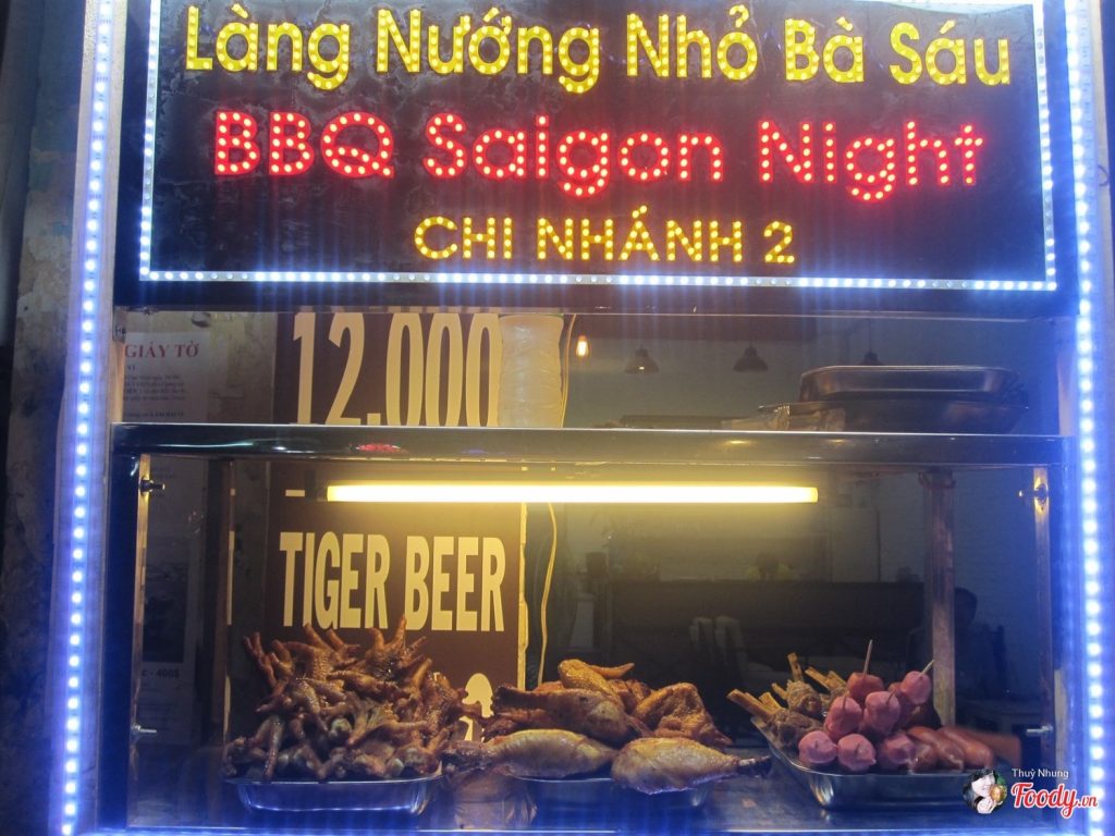 quán xiên nướng ngon ở Sài Gòn