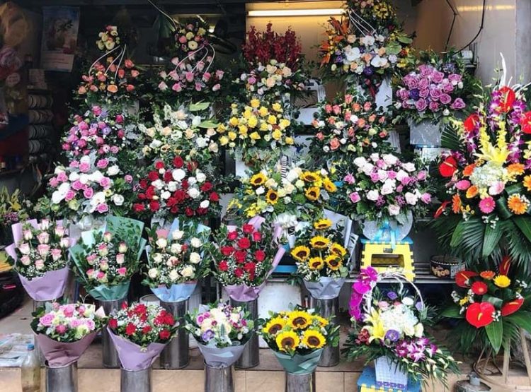 của hàng hoa Sài Gòn