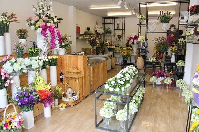 cửa hàng hoa Flowershop