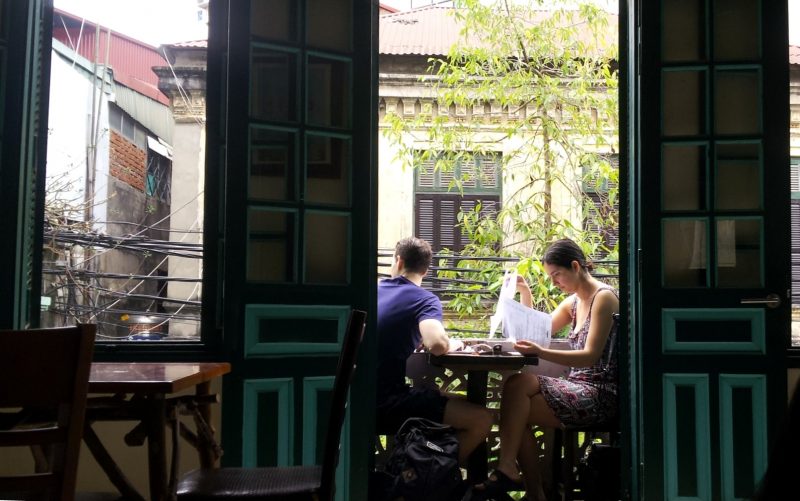 quán cafe đẹp ở Hà Nội gần bờ hồ