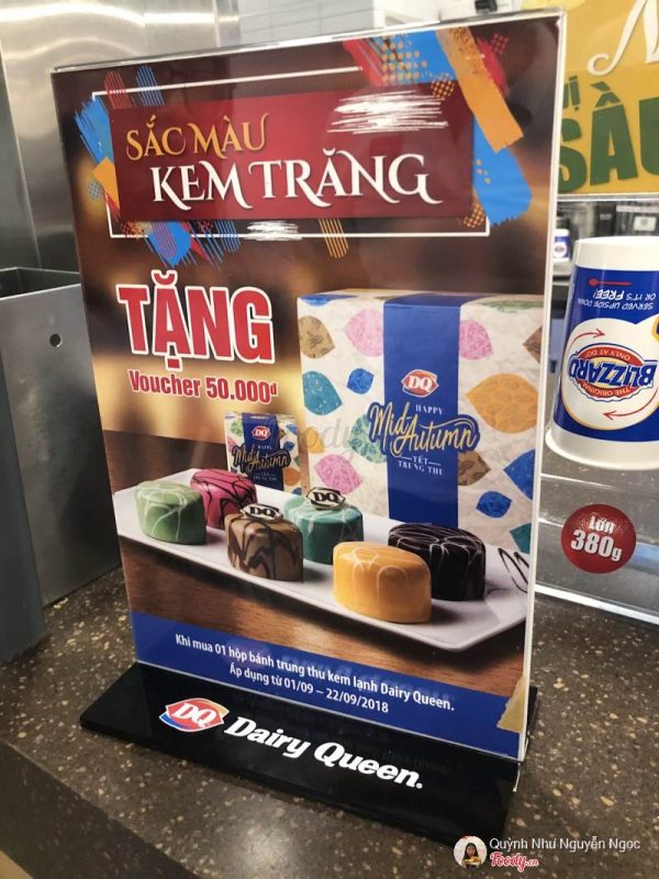 kem úp ngược dairy queen quán kem ngon ở Nha Trang