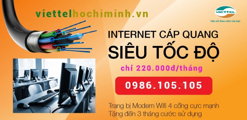 Dịch vụ lắp mạng Viettel Sài Gòn