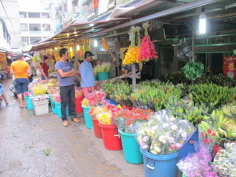 chợ hoa Sài Gòn