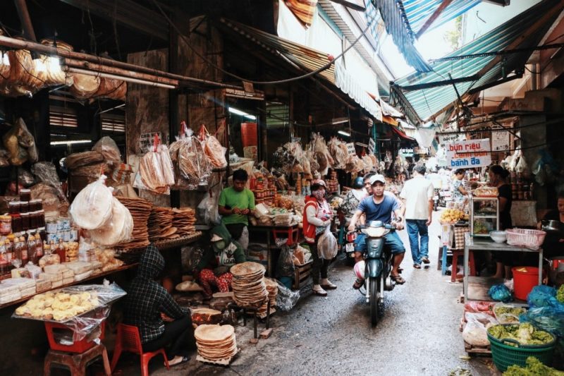 phố ăn uống ở Bangkok Thái Lan