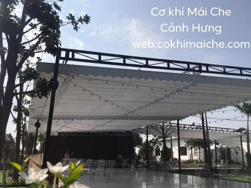 lắp đặt mái che Cảnh Hưng