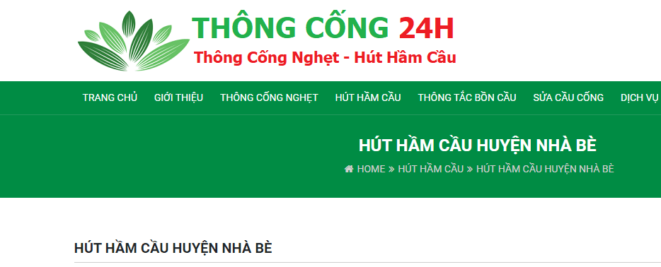 dịch vụ hút hầm cầu sài gòn