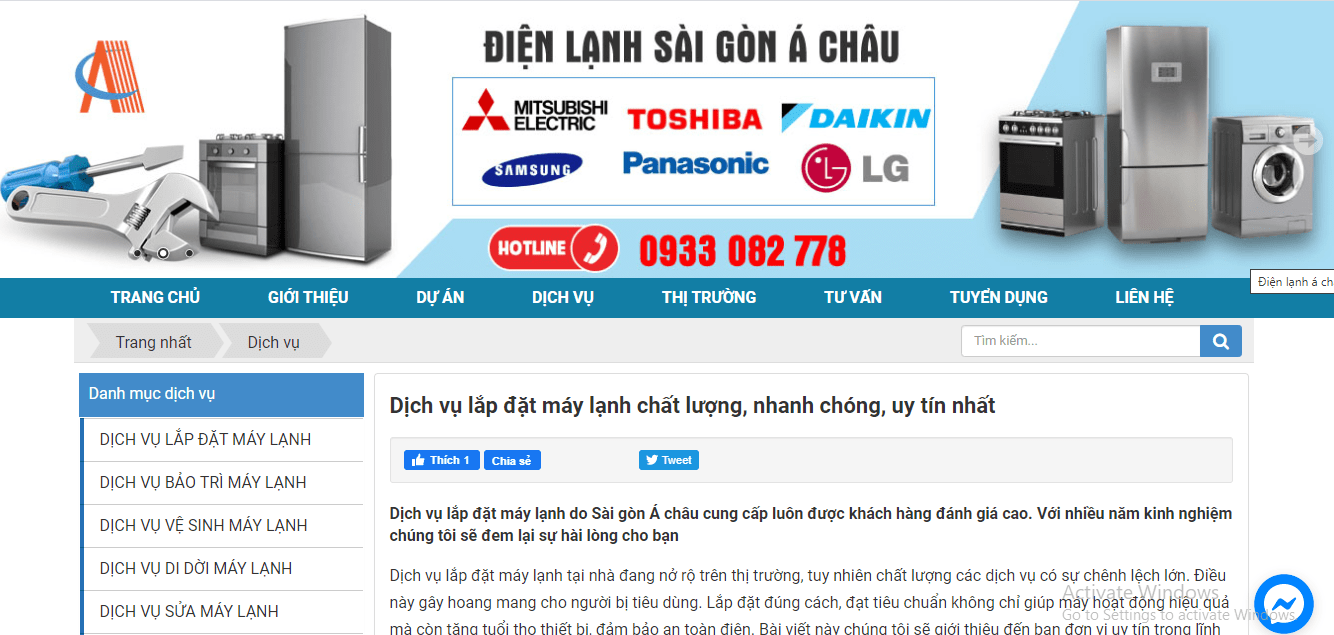 sửa điện lạnh sài gòn